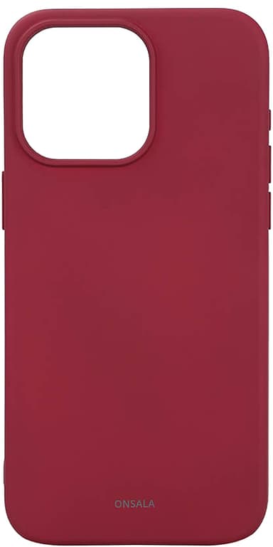 Onsala iPhone 15 Pro Max Silicone suojakuori (punainen)