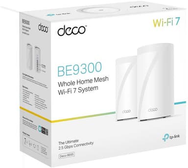 TP-Link Deco BE65 Mesh Wi-Fi järjestelmä (2 kpl)