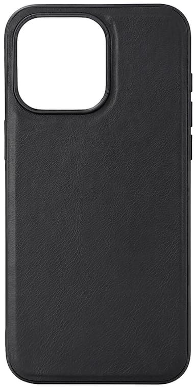 Buffalo iPhone 15 Pro Max Leather MagSeries suojakuori (musta)