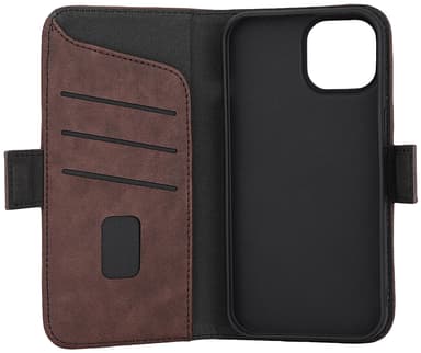 Gear iPhone 15 lompakkokotelo (ruskea)
