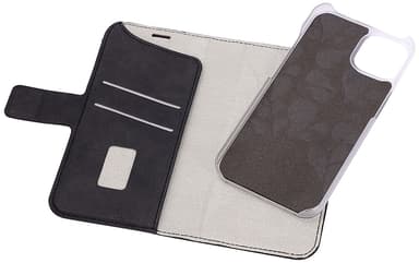 Onsala iPhone 15 Magnetic Eco lompakkokotelo (musta)