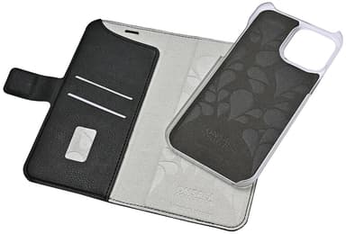 Onsala iPhone 15 Pro Magnetic Eco lompakkokotelo (musta)