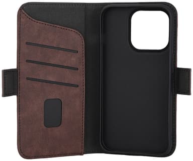 Gear iPhone 15 Pro lompakkokotelo (ruskea)