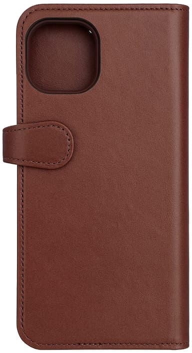 Buffalo iPhone 15 Plus 2in1 Leather MagSeries lompakkokotelo (ruskea)