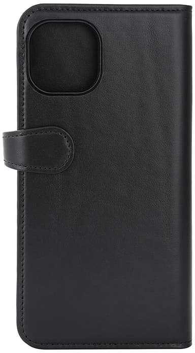 Buffalo iPhone 15 Plus 2in1 Leather MagSeries lompakkokotelo (musta)