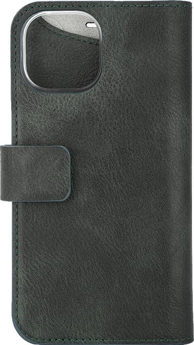 Onsala iPhone 15 Magnetic Eco lompakkokotelo (vihreä)