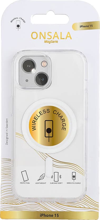Onsala iPhone 15 MagSeries suojakuori (kirkas)