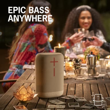 Ultimate Ears EPICBOOM kannettava langaton kaiutin (valkoinen)