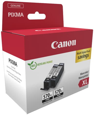 Canon PGI-570XL mustekasetti 2kpl (musta)