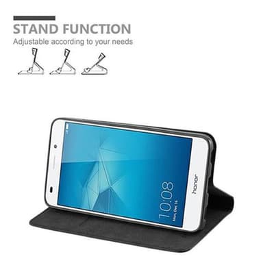 Honor 5C Suojakuori Lompakkokotelo (Musta)