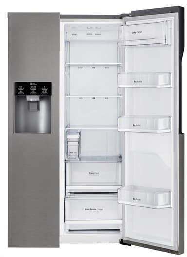 LG side-by-side jääkaappipakastin GSL361ICEV