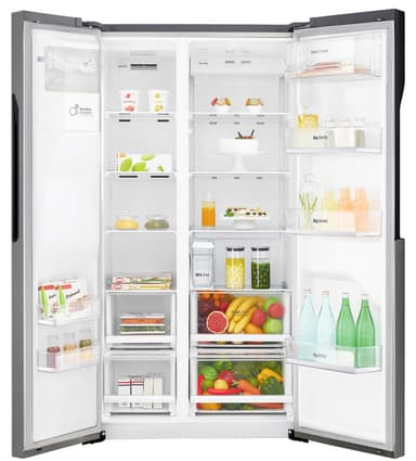 LG side-by-side jääkaappipakastin GSL361ICEV