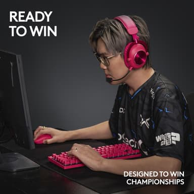 Logitech G PRO X TKL Lightspeed Tactile pelinäppäimistö (pinkki)