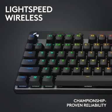 Logitech G PRO X TKL Lightspeed Linear pelinäppäimistö (musta)