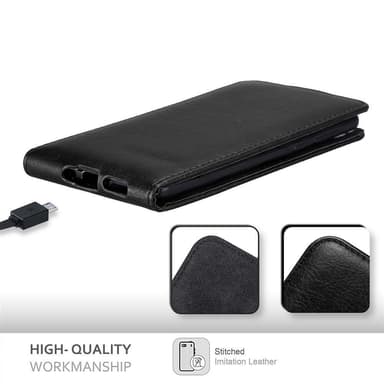 Nokia 8 2017 Suojakuori Lompakkokotelo (Musta)