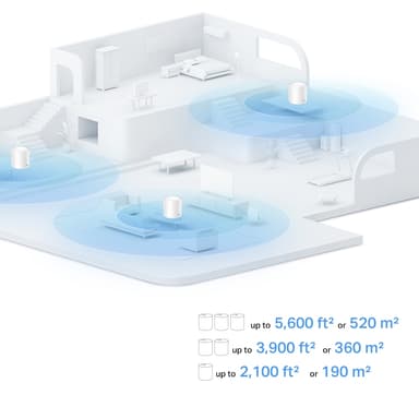 TP-Link Deco X10 WiFi 6 AX1500 mesh reititin (3 kpl)