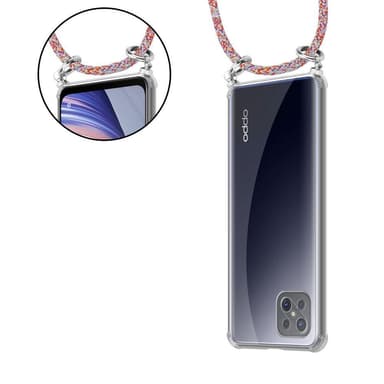 Oppo A92s Suojakuori Kotelo (Punainen)