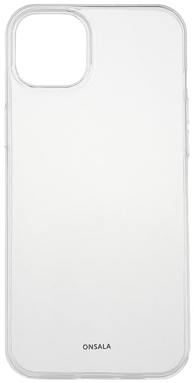 Onsala iPhone 15 Plus suojakuori (läpinäkyvä)