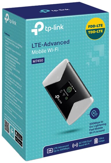 TP-Link M7450 4G LTE WiFi reititin