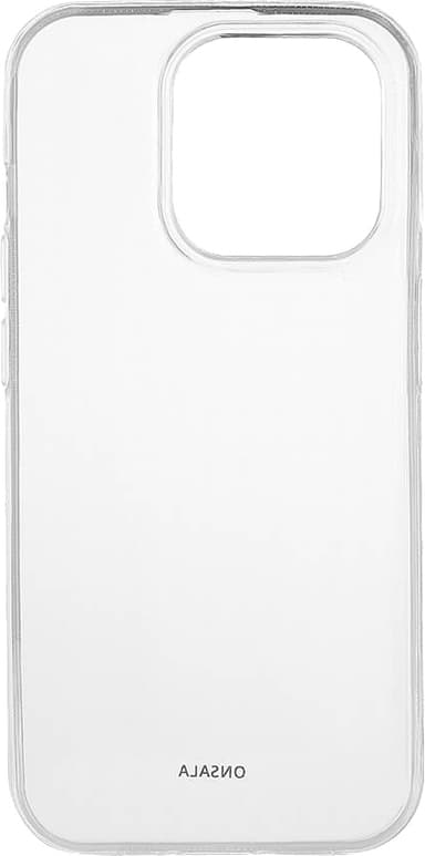 Onsala iPhone 15 Pro suojakuori (läpinäkyvä)
