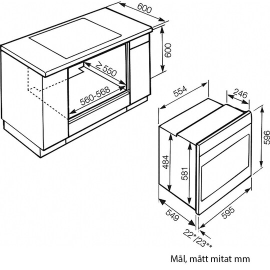 Miele erillisuuni H 2161-1 B