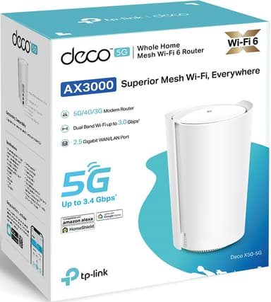 TP-Link Deco X50 AX3000 5G mesh WiFi reititin