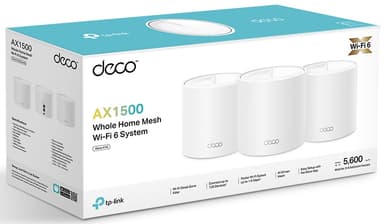 TP-Link Deco X10 WiFi 6 AX1500 mesh reititin (3 kpl)
