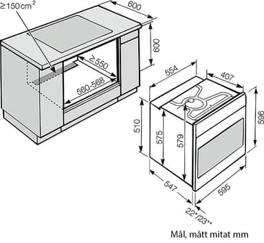 Miele erillisuuni H 6160 BP