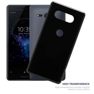 Sony Xperia XZ2 COMPACT Suojakuori Kotelo (Musta)