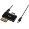 Hama Slim USB 3.0 muistikortinlukija (musta)