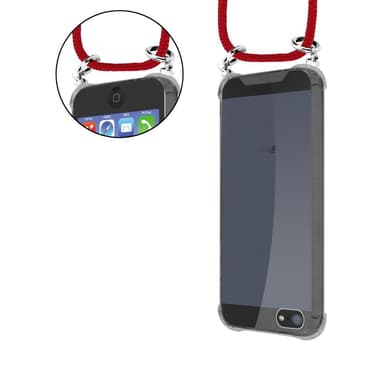 iPhone 5 / 5S / SE 2016 Suojakuori Kotelo (Punainen)