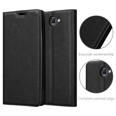 Samsung Galaxy NOTE 2 Suojakuori Lompakkokotelo (Musta)