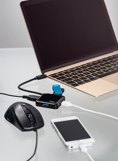 Hama USB-C - USB 3.0 hub