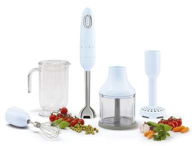 Smeg 50-luvun tyylinen sauvasekoitin (sininen)
