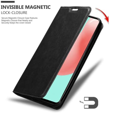 Samsung Galaxy A41 Suojakuori Lompakkokotelo (Musta)