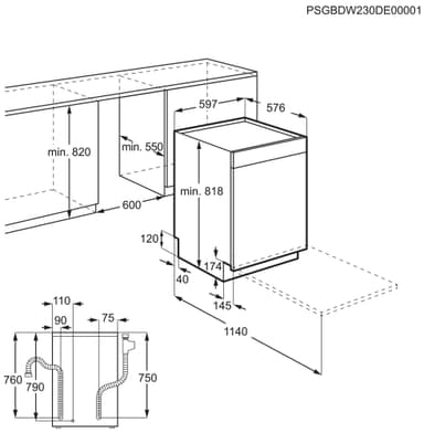 AEG Astianpesukone FBB73937ZM