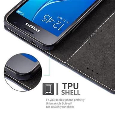 Samsung Galaxy J1 2016 Suojakuori Kuoret (Sininen)