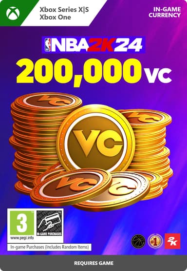 NBA 2K24 - 200,000 VC - XBOX One,Xbox Series X,Xbox Series S
