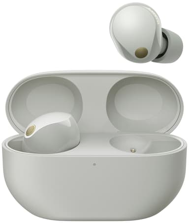 Sony WF-1000XM5 täysin langattomat in-ear kuulokkeet (hopea)