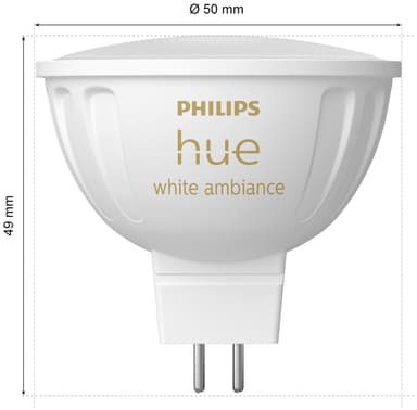 Philips Hue WA MR16 LED lamppu 5,1 W GU5.3