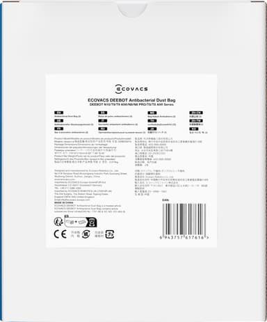 Ecovacs Deebot X2 OMNI pölypussit DDB030025 (3 kpl)