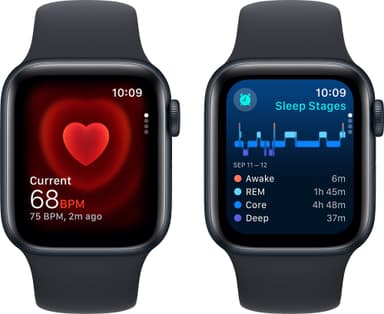 Apple Watch SE 2nd Gen 40mm LTE (kes. alu./keskiyö urheiluranneke M/L)