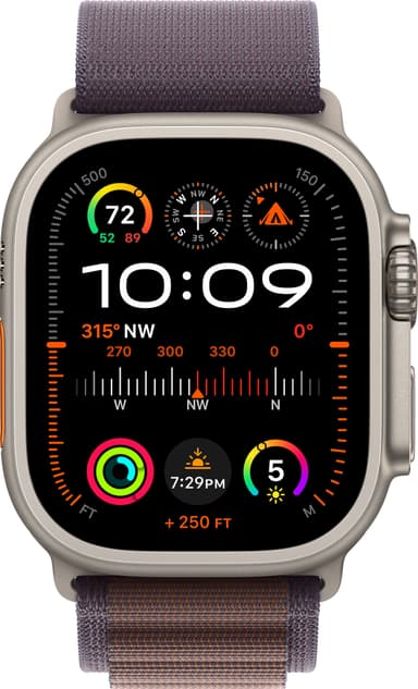 Apple Watch Ultra 2 49 mm GPS+CEL titaani S (indigo/Alpine Loop)