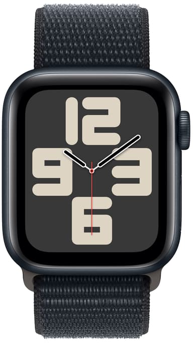 Apple Watch SE 2nd Gen 40mm GPS (keskiyö alu./keskiyö urheiluranneke)