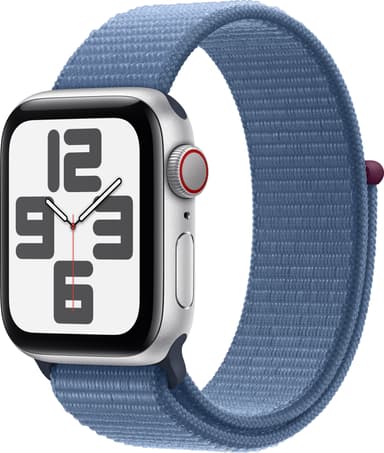 Apple Watch SE 2nd Gen 40mm LTE (hopea alu./talvensin. urheiluranneke)