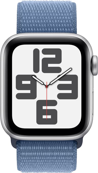 Apple Watch SE 2nd Gen 40mm LTE (hopea alu./talvensin. urheiluranneke)