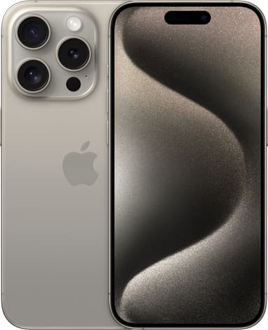 iPhone 15 Pro 5G älypuhelin 128 GB luonnontitaani