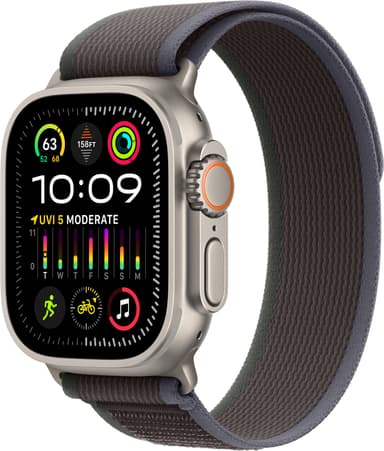 Apple Watch Ultra 2 49 mm GPS+CEL titaani M/L (sininen/musta/Trail)