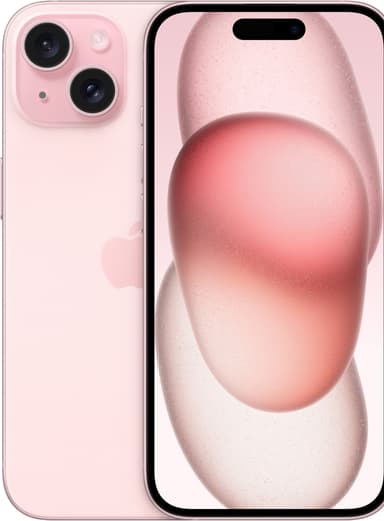 iPhone 15 – 5G älypuhelin 128 GB (pinkki)