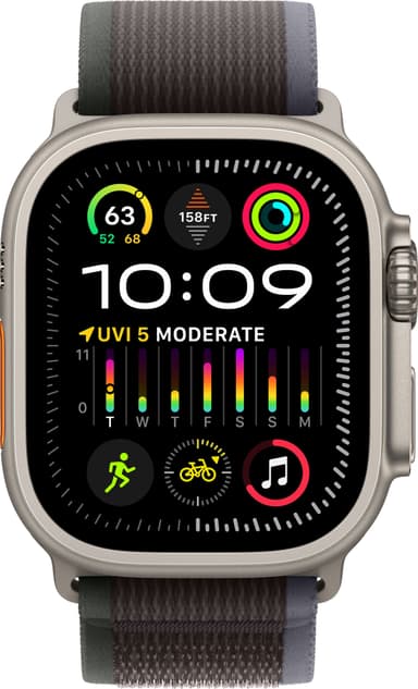 Apple Watch Ultra 2 49 mm GPS+CEL titaani M/L (sininen/musta/Trail)